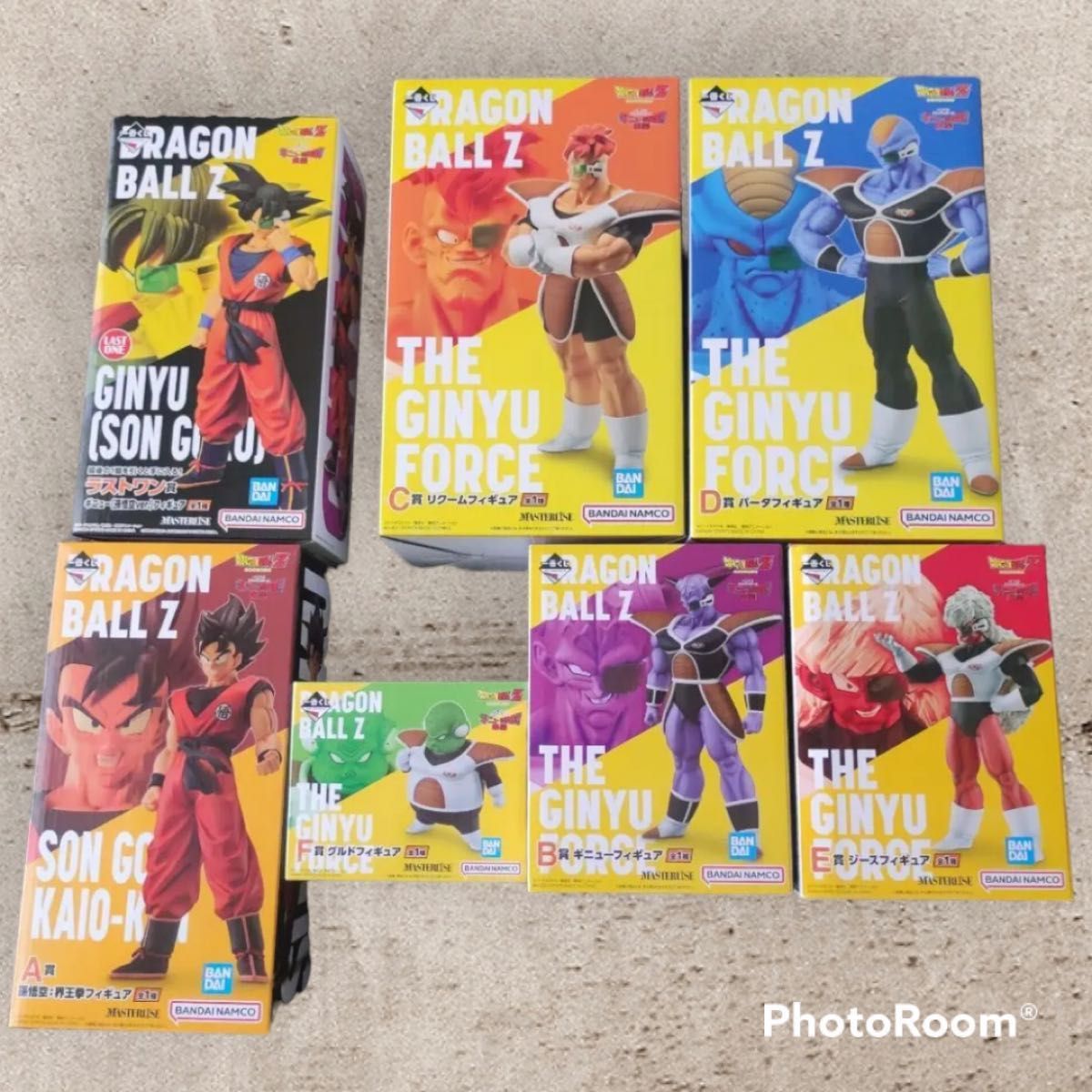 ドラゴンボール 一番くじ フィギュア ギニュー特戦隊 来襲 27点