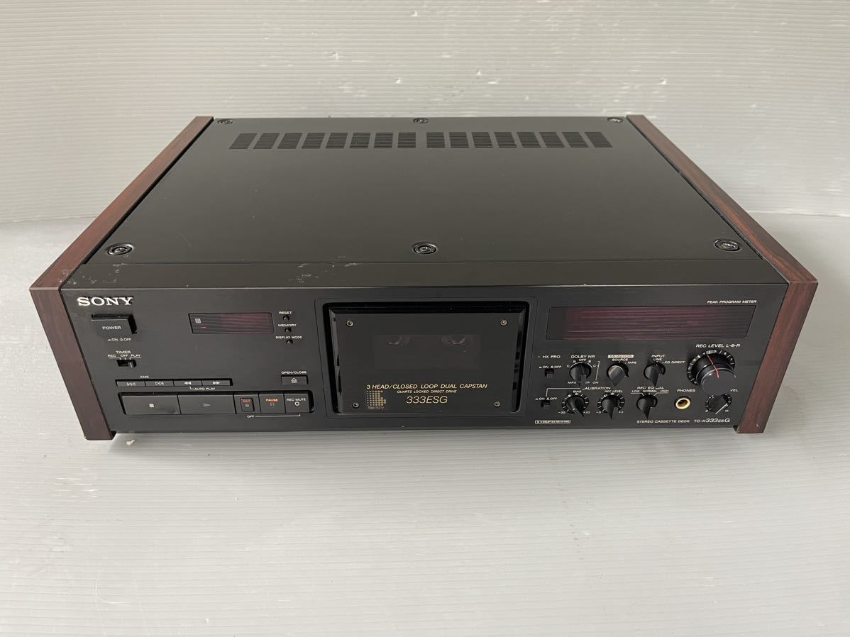 SONY ソニー TAPECORDER 【TC-K333ESG】カセットデッキ ステレオ