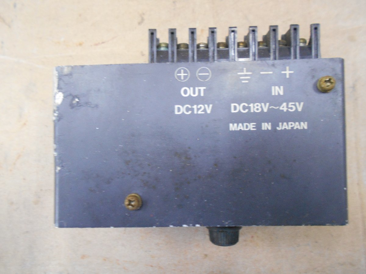 25-128 日本無線㈱ JRC パワーサプライ NBG-121 入力18～45ｖ 通電確認済み 漁船、漁師さん、遊漁船、警戒船、作業船、クルーザー等_画像3