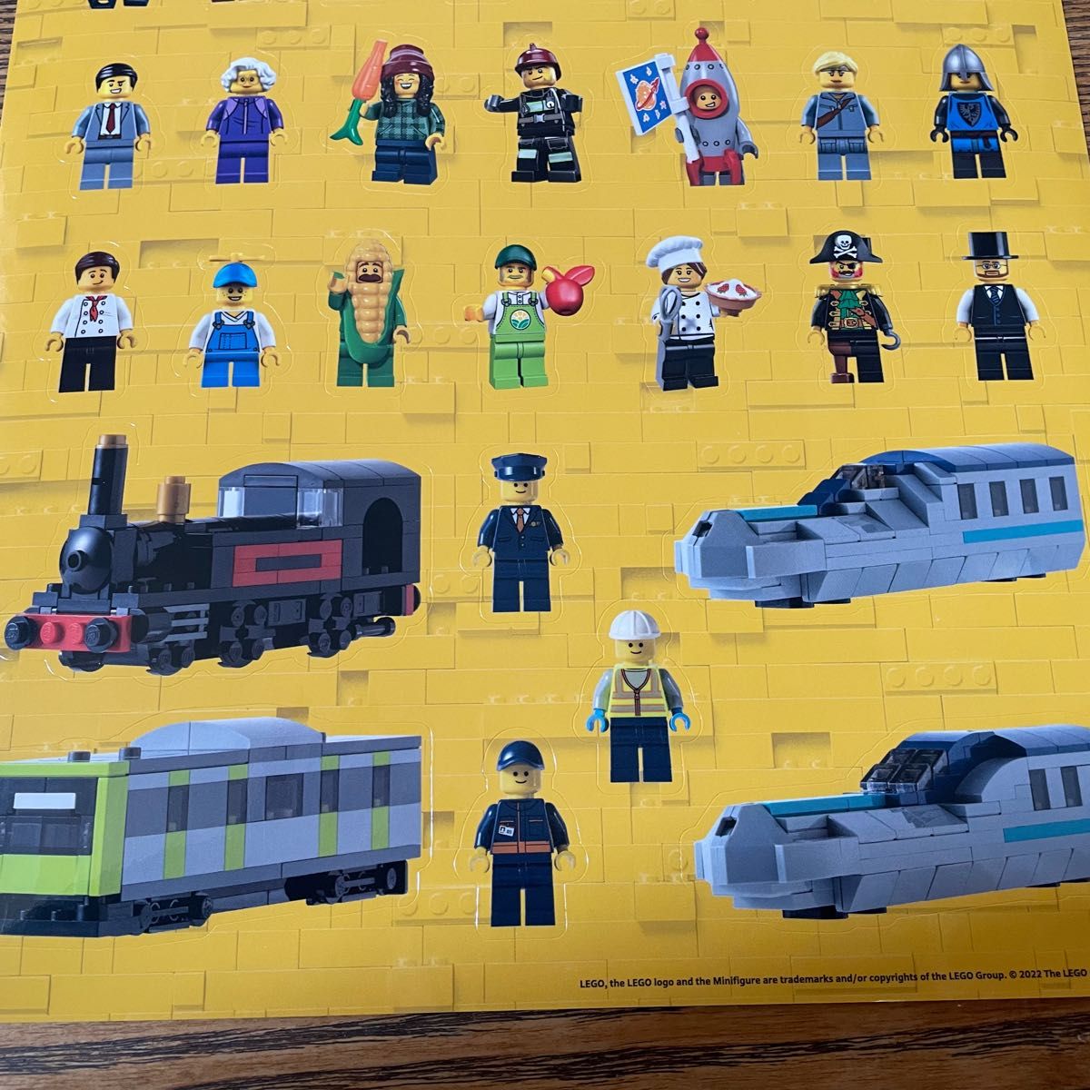 JR東日本　LEGOスタンプラリーシール１枚