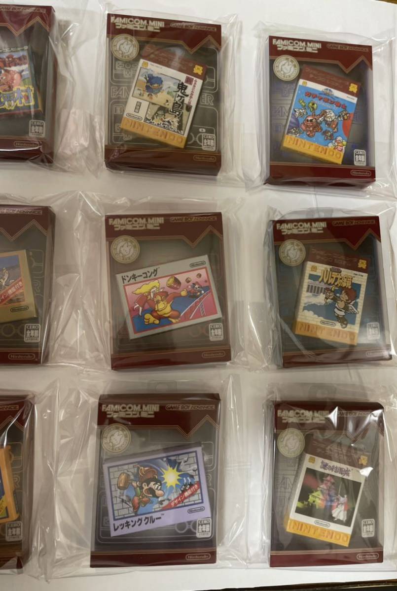 ゲームボーイアドバンス ファミコンミニソフト コンプリートセット 30本-