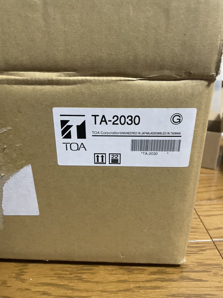 新品未使用品 TOA 卓上型アンプ30W/5局 TA-2030 | normanhubbard.com