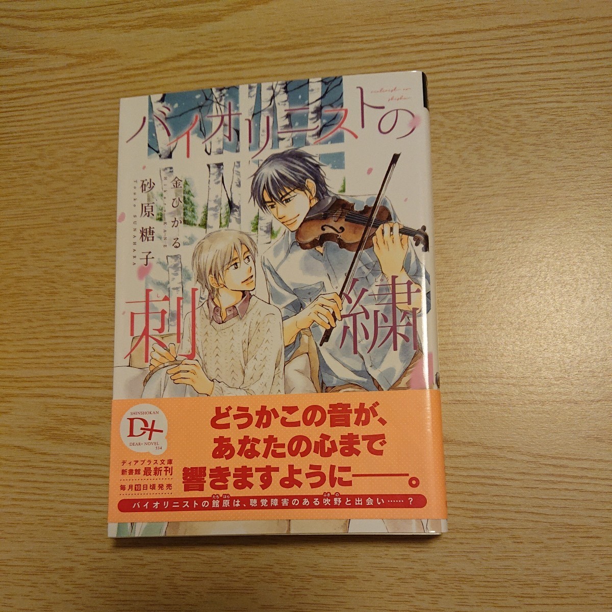 バイオリニストの刺繍 （新書館ディアプラス文庫　５３４） 砂原糖子／著_画像1