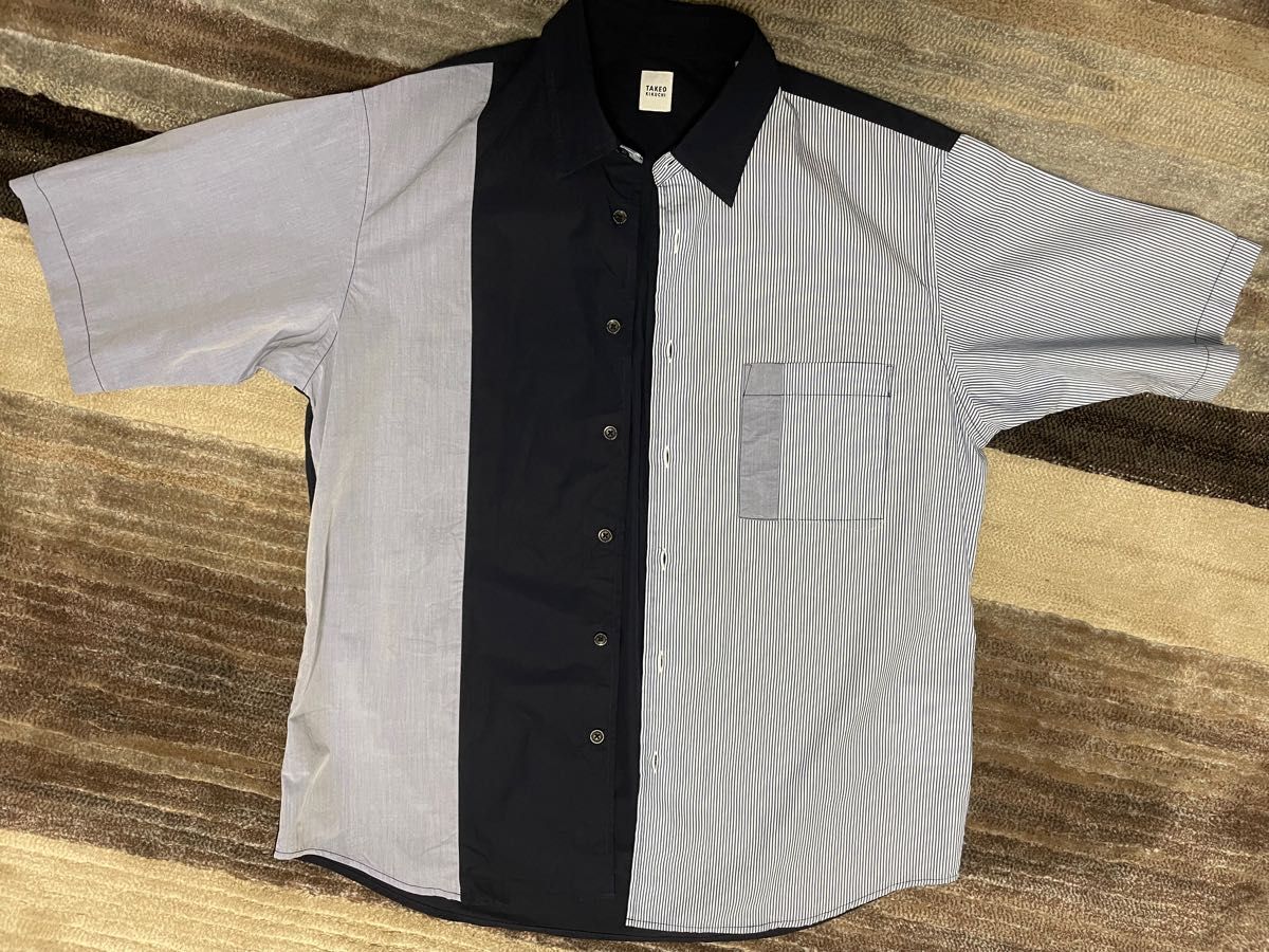 TAKEO KIKUCHI シャツ　Mサイズ 半袖シャツ 半袖 ボタンダウンシャツ 5,504円