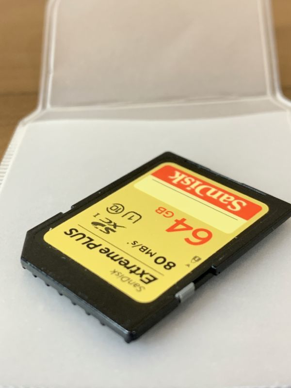 314239　動作品 Sandisk Extreme Plus 64GB　SDカード　XC_画像3