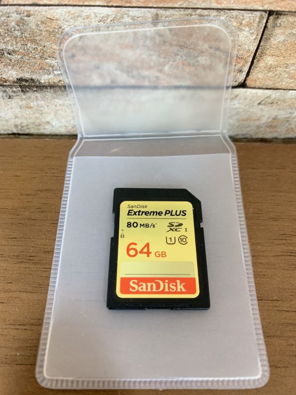 314239　動作品 Sandisk Extreme Plus 64GB　SDカード　XC_画像1