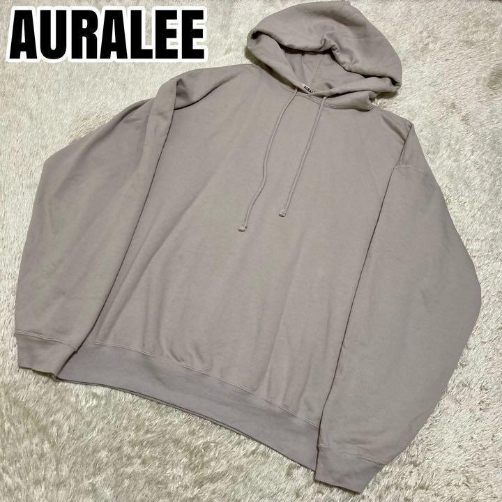 美品AURALEE オーラリー パーカー プルオーバー フーディ スーパー