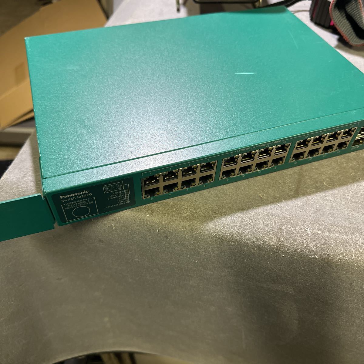C499」Panasonic Switch-M24eG PN28240 パナソニック 24ポート