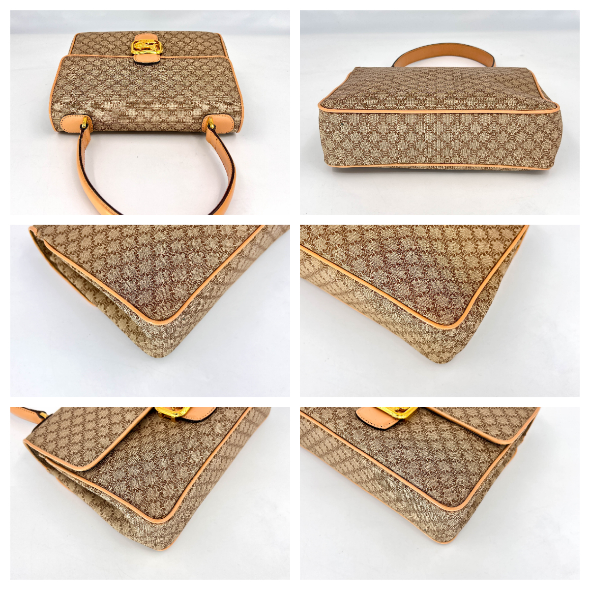 ☆極美品☆3796 本物保証 CELINE セリーヌ ハンドバッグ 馬車金具