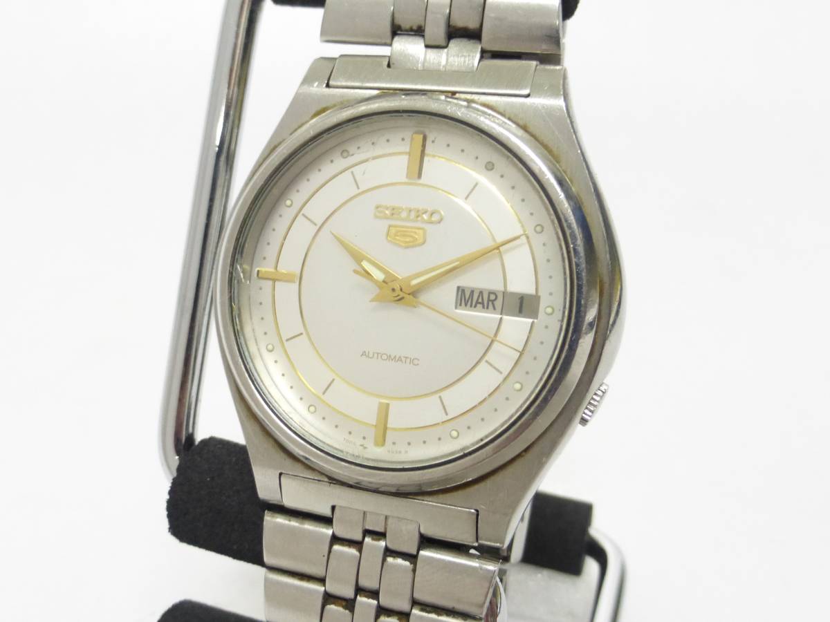 Seiko 5 self-winding watch wristwatch 7009-3170 used : Real Yahoo auction  salling