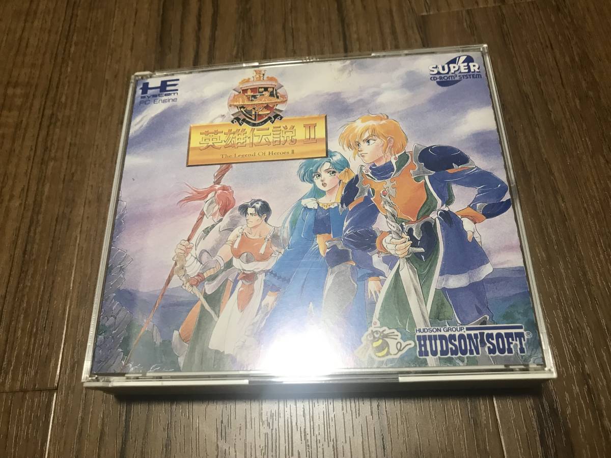 PCE SCD ドラゴンスレイヤー英雄伝説Ⅱ 箱・説明書付 PCエンジン