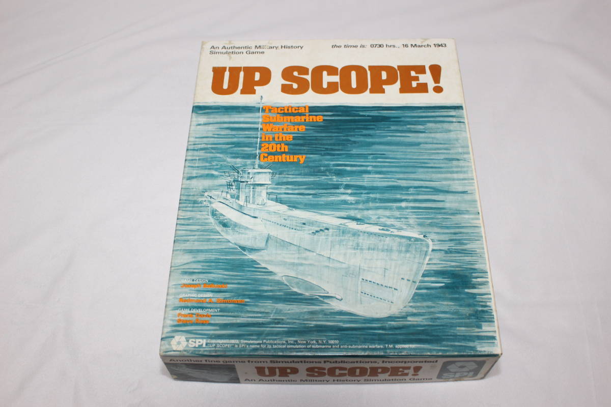 swg (SPI)UP SCOPE 潜水艦の戦い、ボックス版、日本語訳付、未使用
