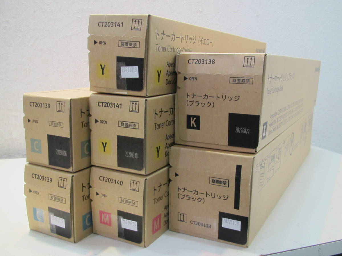 ◇7本セット FUJI XEROX トナーカートリッジ CT203138~CT203141◇ erc