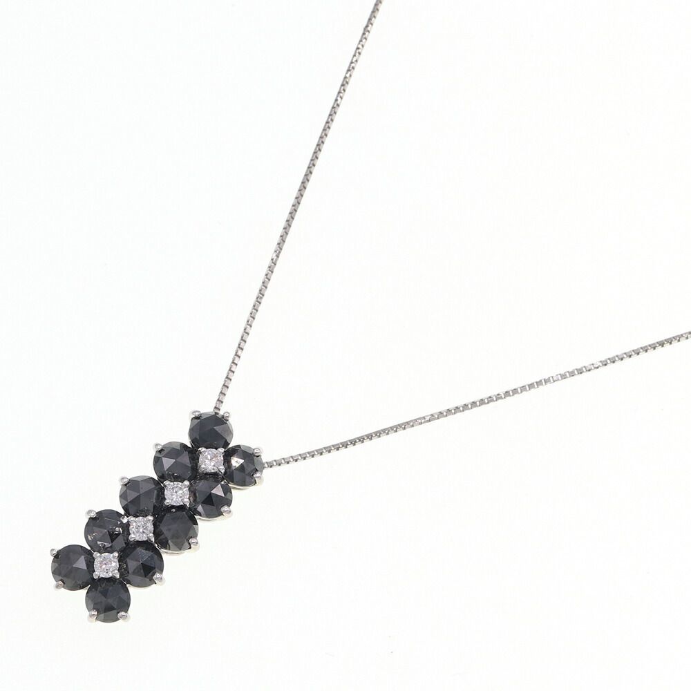 経典ブランド BD2.20ct ネックレス ブラックダイヤモンド ダイヤモンド