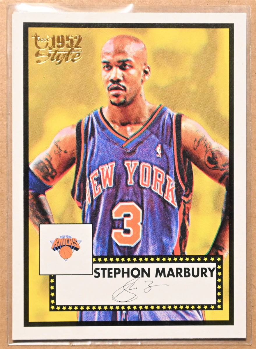 STEPHON MARBURY (ステフォンマーブリー) 2006 TOPPS 1952 STYLE トレーディングカード 85 【NBA,ニューヨークニックス,NEW YORK KNICKS】_画像1