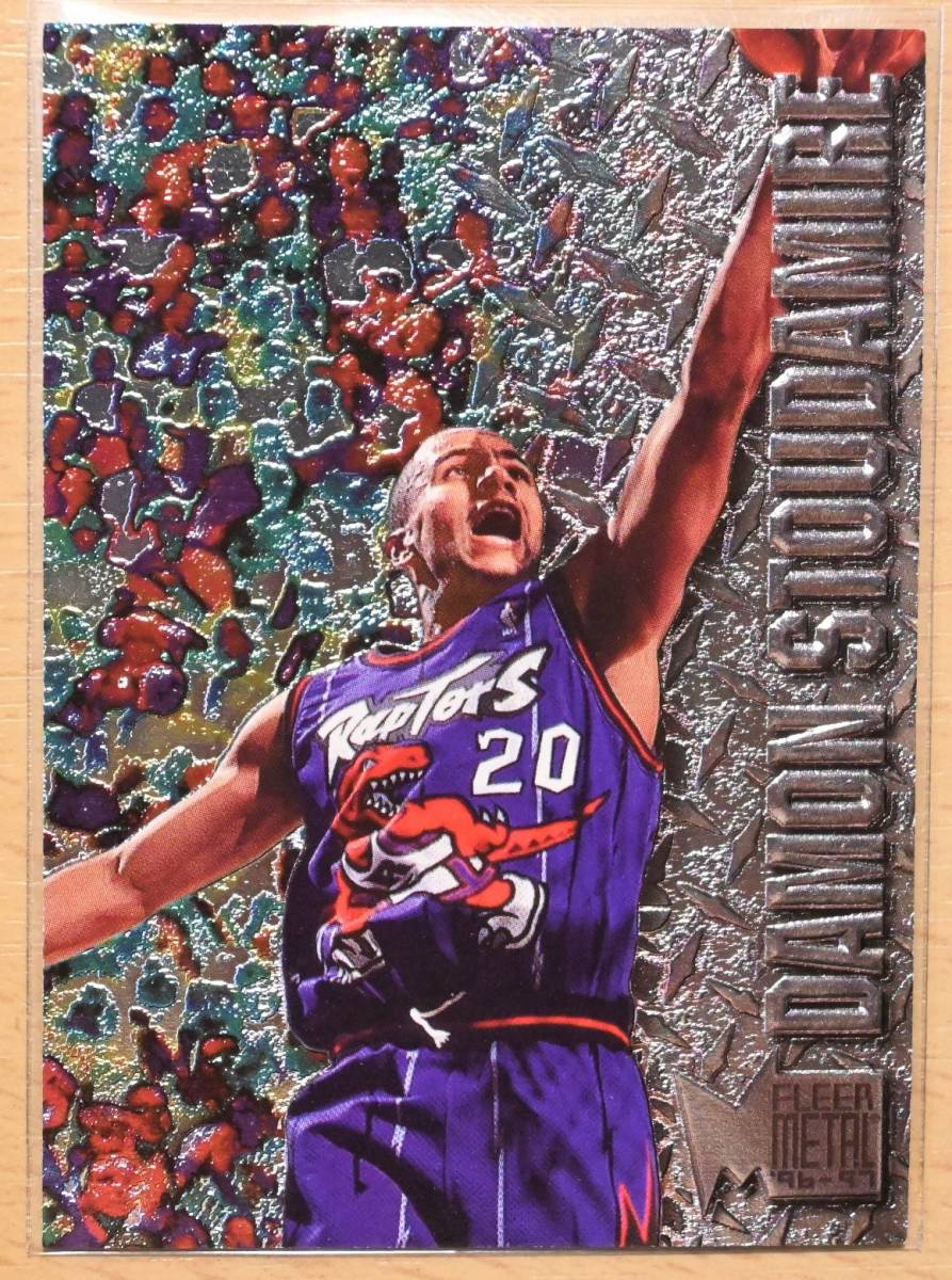 DAMON STOUDAMIRE (デイモン・スタウダマイアー) 1996 SKYBOX FLEER METAL '96-'97 トレーディングカード 【NBA RAPTERS ラプターズ 】_画像1