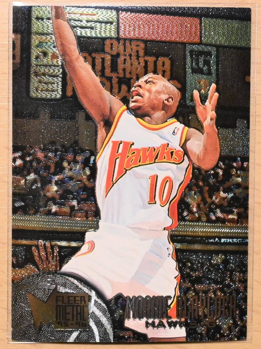 MOOKIE BLAYLOCK (ムーキー・ブレイロック) 1995 FLEER METAL '95-'96 トレーディングカード 2 【NBA,HAWKS,アトランタホークス】_画像1