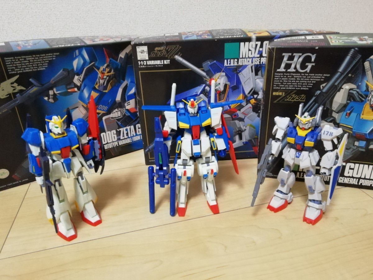 ガンプラ HGレアキット 組み立て済みセット① fkip.unmul.ac.id