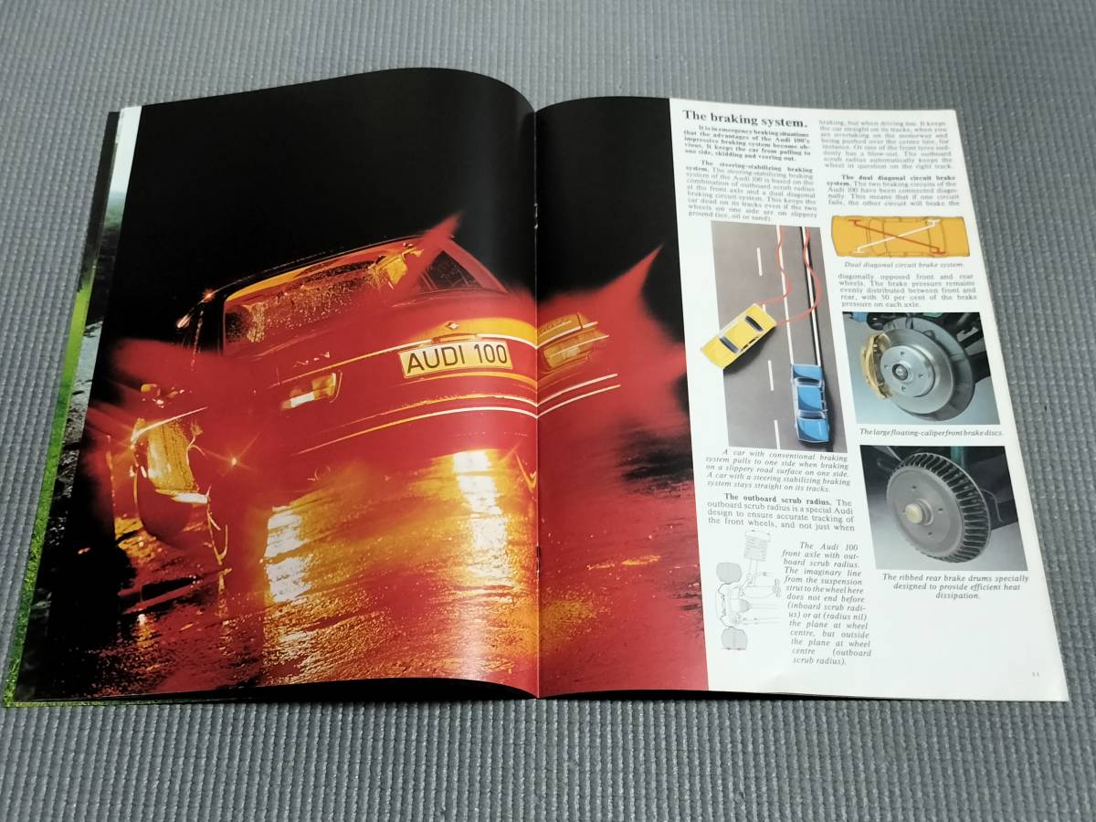 アウディ 100 英語版カタログ 1975年 Audi