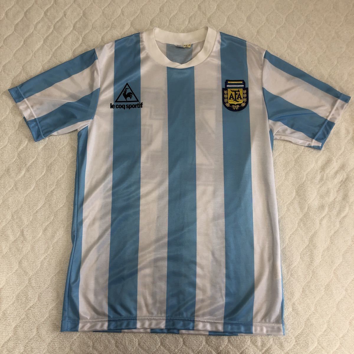 ルコック　サッカー　アルゼンチン代表　1988 ホーム　ユニフォーム　lecoq argentina マラドーナ　MARADONA_画像1