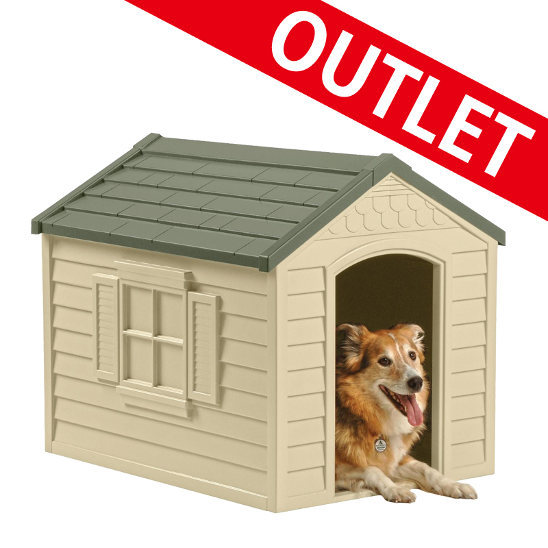 アウトレット 【限定】 SUNCAST （サンキャスト） 小・中型犬用 ドッグハウス 犬小屋 ペットハウス DH250