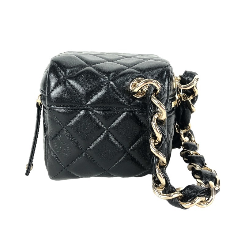 シャネル CHANEL バニティ クラッチバッグ AP2803 ブラック ゴールド金具 クラッチバッグ レディース 中古_画像2