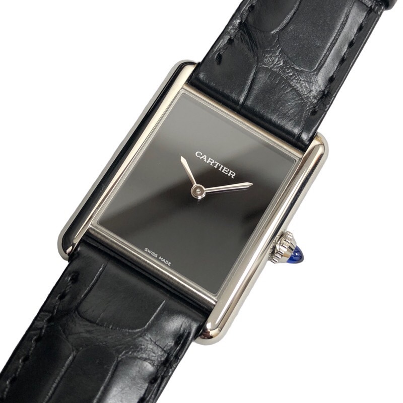 カルティエ Cartier タンクマスト ドゥ カルティエ WSTA0072 ブラック 腕時計 ユニセックス 中古