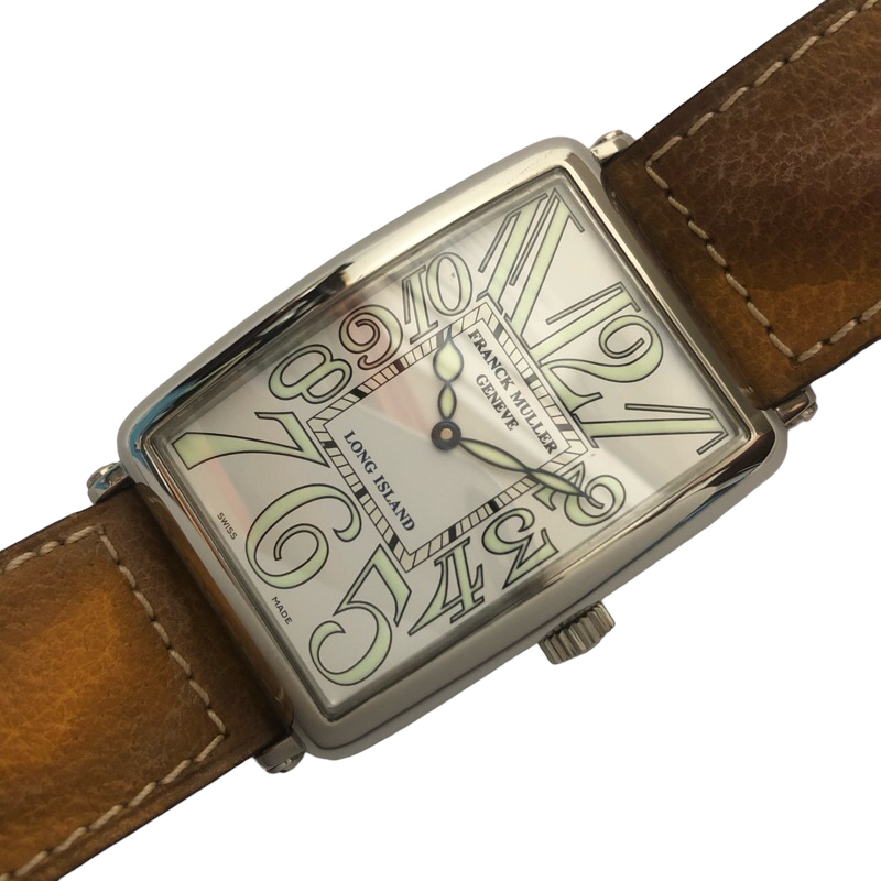 フランク・ミュラー FRANCK MULLER ロングアイランド 日本400本限定 1150SC ブラウン 腕時計 メンズ 中古