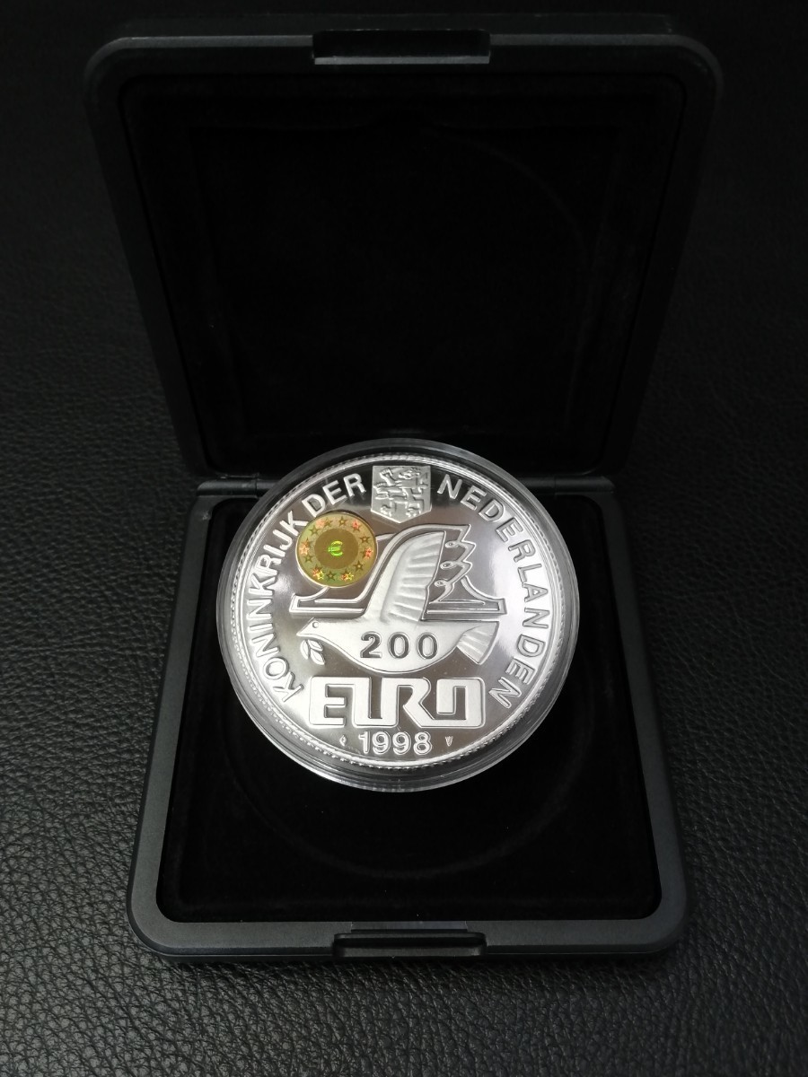 200 ユーロ EURO 1998 SILVER.999 GOLD.999 KONINKRIJK DER