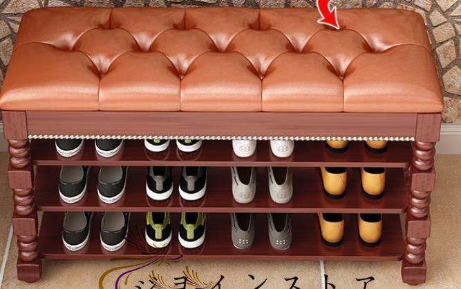 稀少新品□下駄箱 靴 贅沢な 実木 家庭用 3階 腰掛け 靴箱 稀少新品□下駄箱 靴 贅沢な 実木 家庭用 3階 腰掛け 靴箱