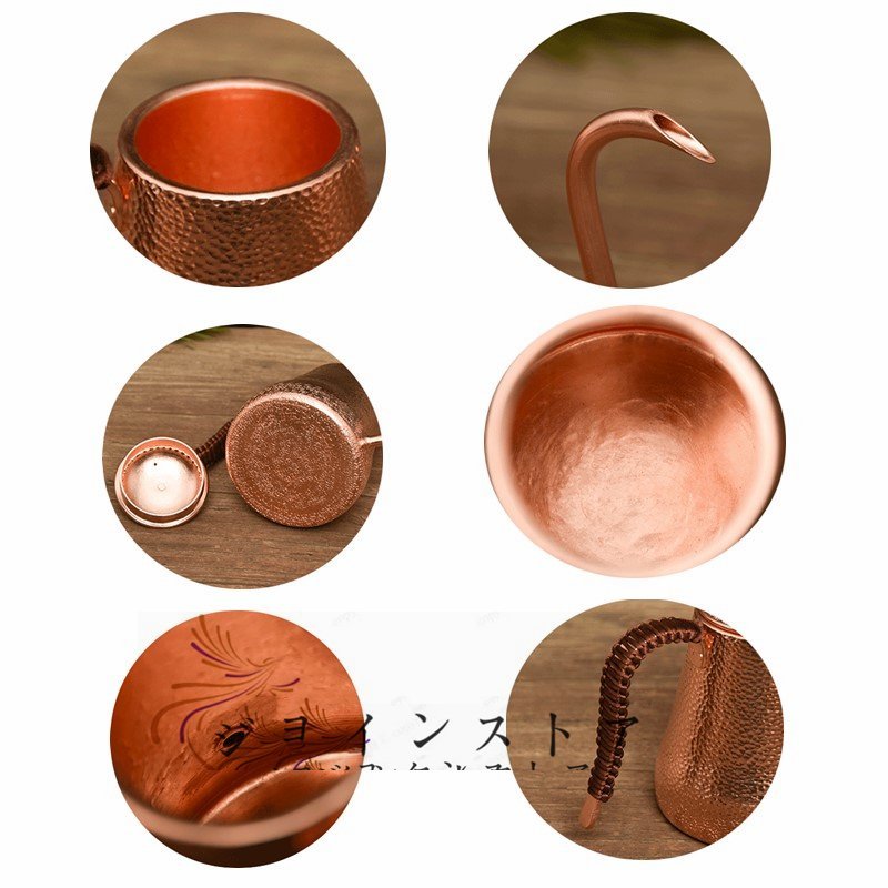  popular beautiful goods * coffee drip pot coffee kettle hand made small . pot original copper made 500ml camp coffee apparatus small . type 