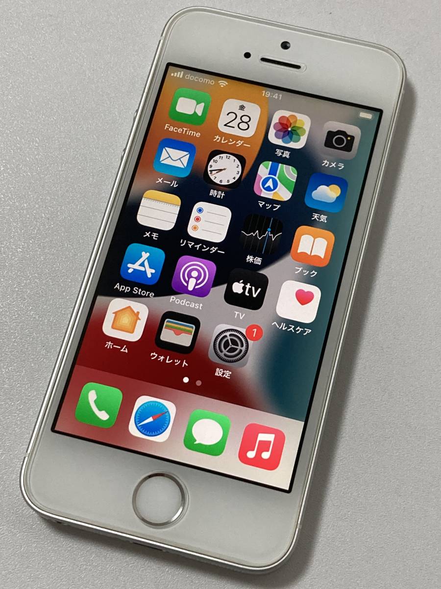 ヤフオク! - SIMフリー iPhone SE 64GB Silver 