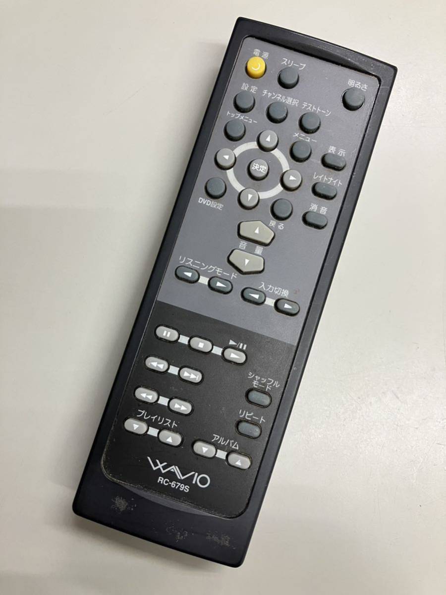 ONKYO RC-679S WAVIO GXW-2 1HD用 2 1chシアター用 リモコン ONKYO RC-679S WAVIO GXW-2 1HD用 2 1chシアター用 リモコン