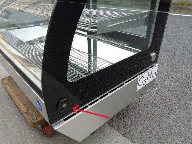 動作良好※◇JCM◇卓上型対面冷蔵ショーケース(ラウンド型)/W915