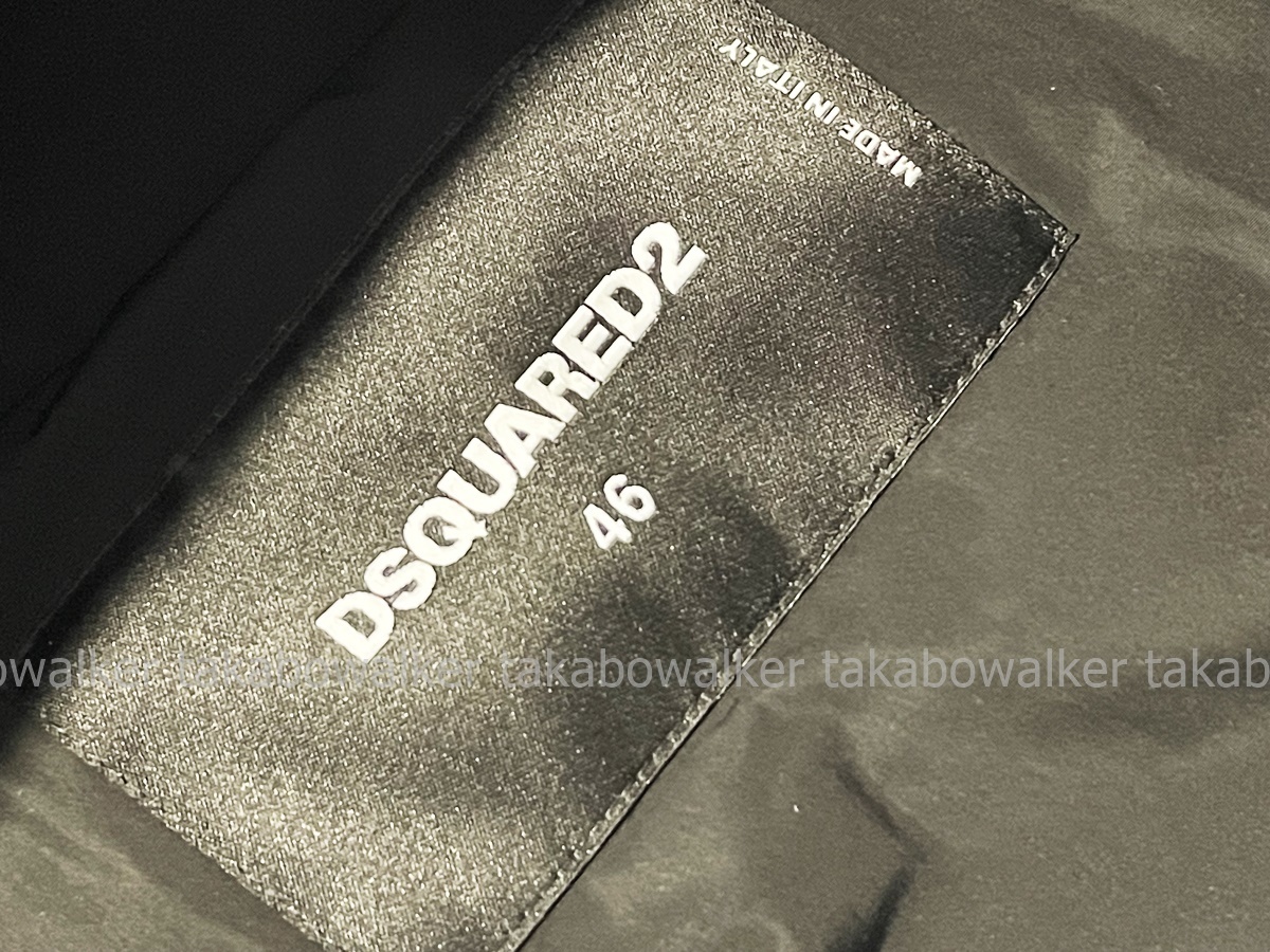 ホワイトブラウン Dsquared2 ディースクエアード 中綿ジャケット(46