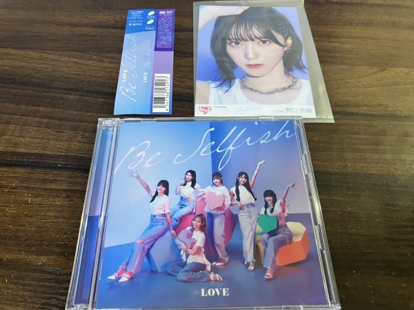 Be Selfish 　Type-B =LOVE CD DVD 即決　送料200円　426_画像1