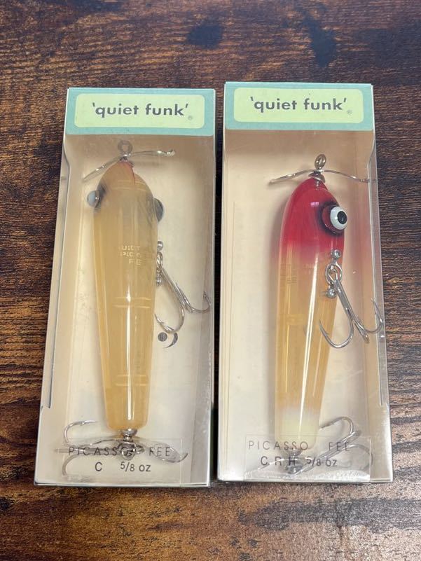 quiet funk ルアー2個セット　新品未使用品_画像1