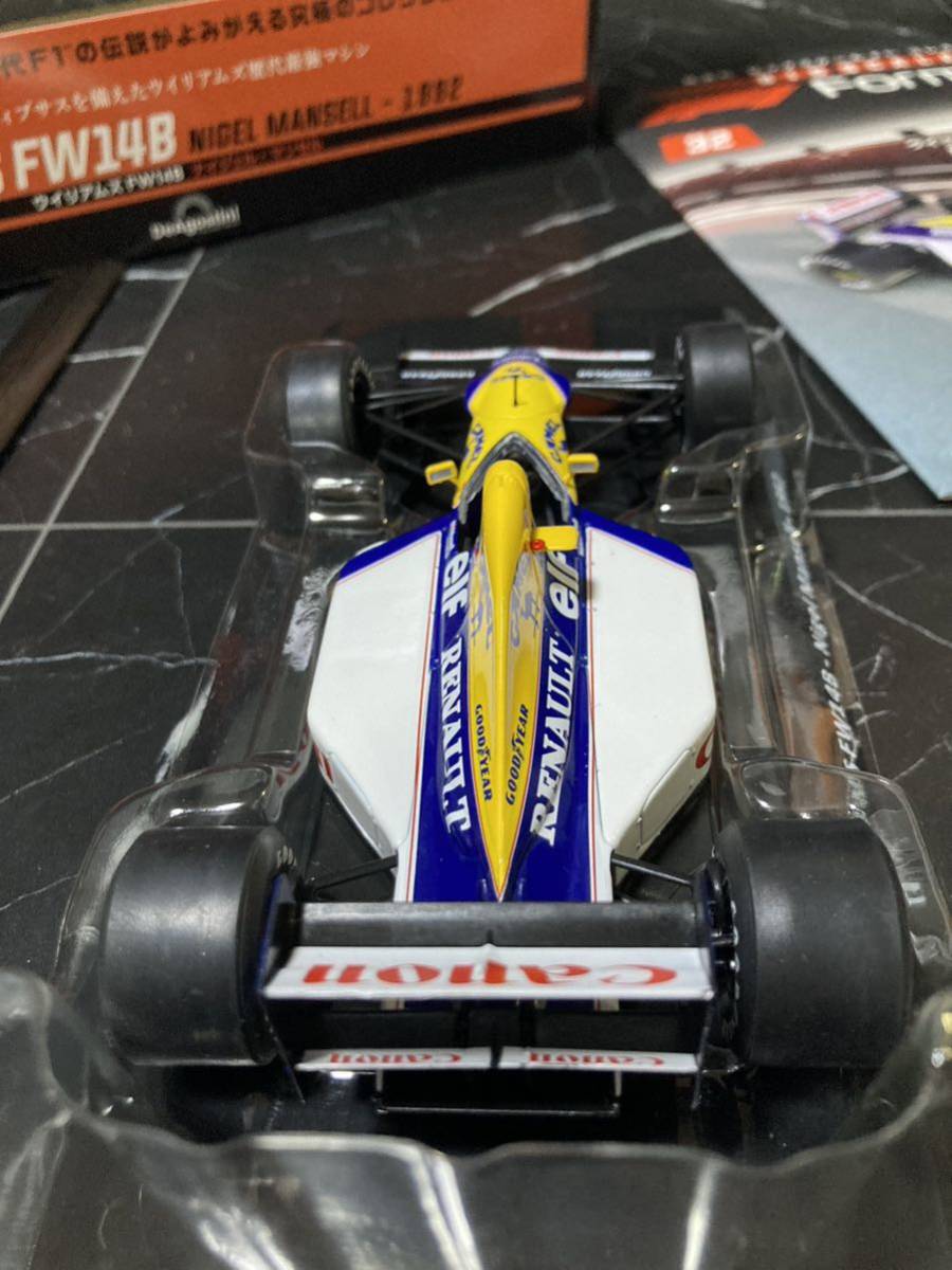 絶版　ビッグスケールF1コレクション ウィリアムズFW14B ナイジェル　マンセル　キャメル仕様　デアゴスティーニ　DeAGOSTINI 1/24  ルノー