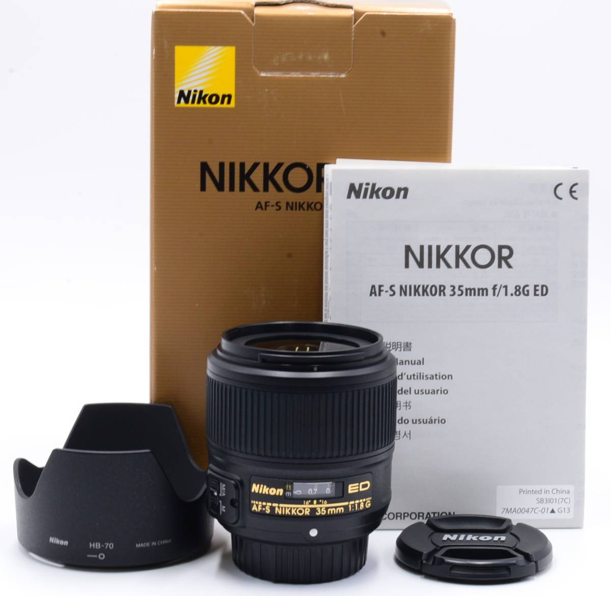 ☆美品☆ ニコン Nikon 単焦点レンズ AF-S NIKKOR 35mm f/1.8G ED フル