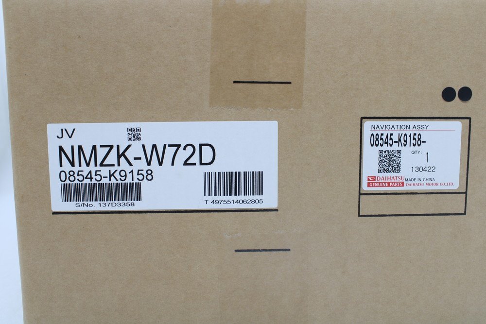 新品 ダイハツ 純正ナビ NMZK-W72D カーナビ 08545-K9158 DAIHATSU