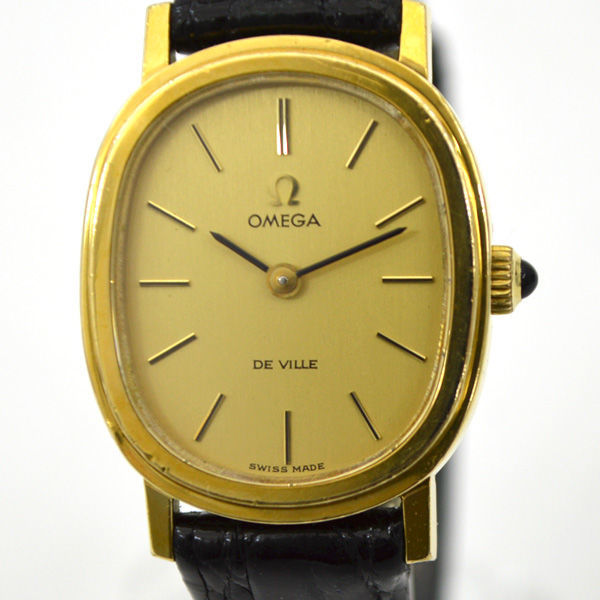オメガ DE VILLE デビル レディース 手巻き 腕時計 ゴールド (0220417932)