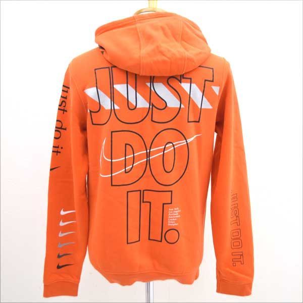 ★ NIKE ナイキ プルオーバーパーカー NSW JDI Club Pullover Hoodie オレンジ サイスS AV5905-891 (0220430051)_画像2