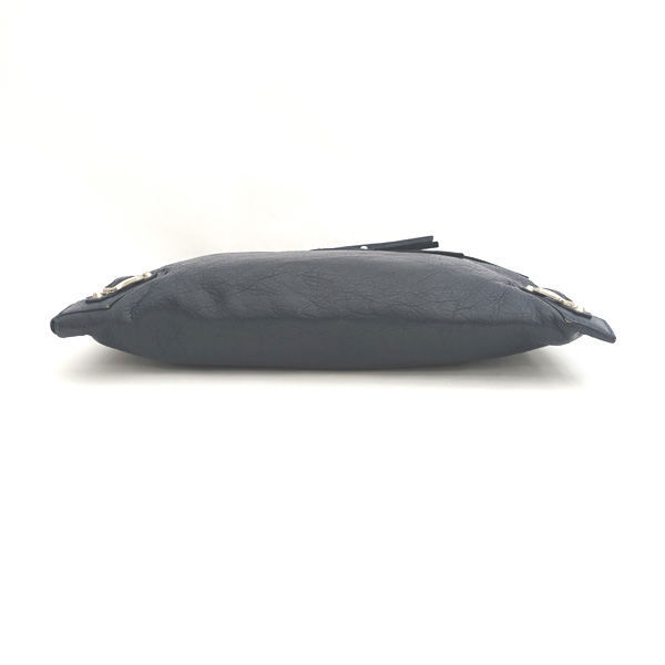 * Balenciaga Classic L знак застежка-молния ручная сумочка сцепление темно-синий 362967 (0220447849)