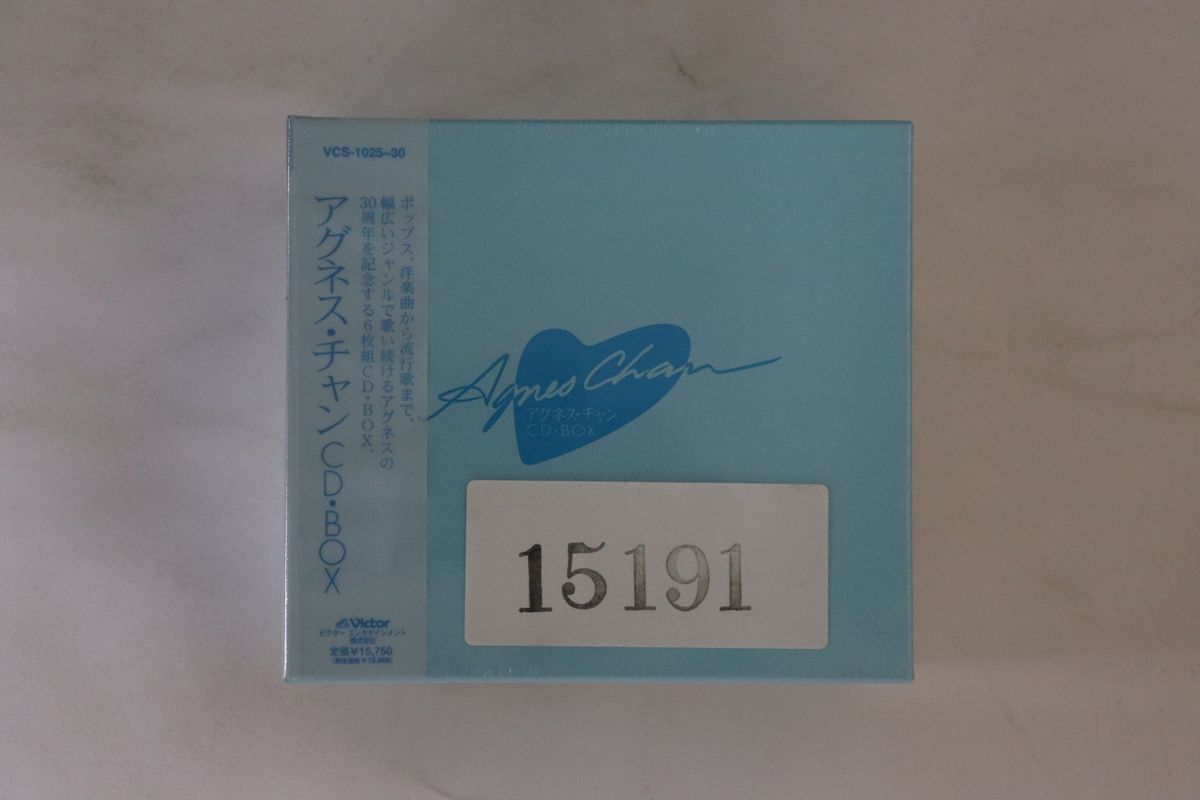 6discs CD アグネス・チャン アグネス・チャン Cd BOX VCS102530 VICTOR 未開封 /00800_画像1