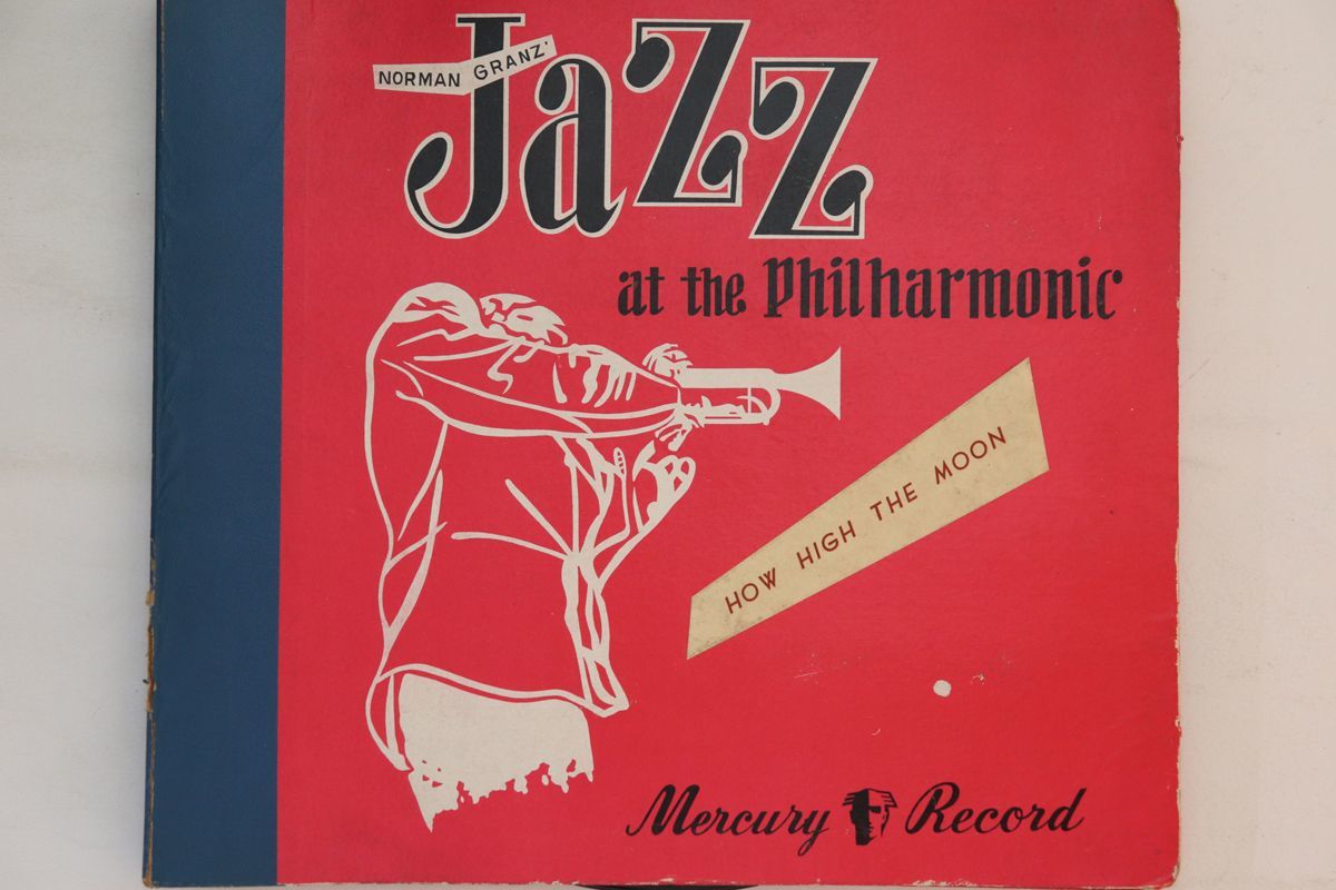米3discs 78RPM/SP Norman Granz Jazz At The Philharmonic - How High The Moon JP10046 MERCURY /00820_画像1