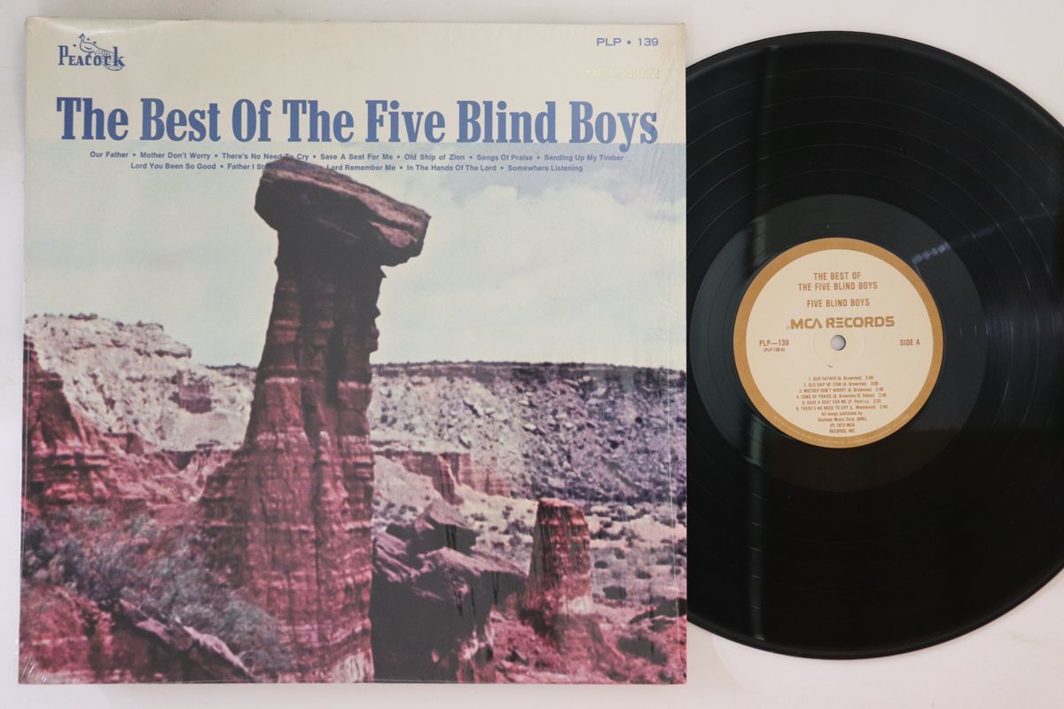 米LP Five Blind Boys Best Of The Five Blind Boys PLP139 MCA /00260_画像1