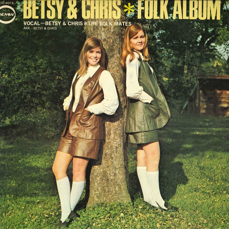 LP Betsy & Chris, Folk Mates Folk Album CD4013 DENON /00400_画像1