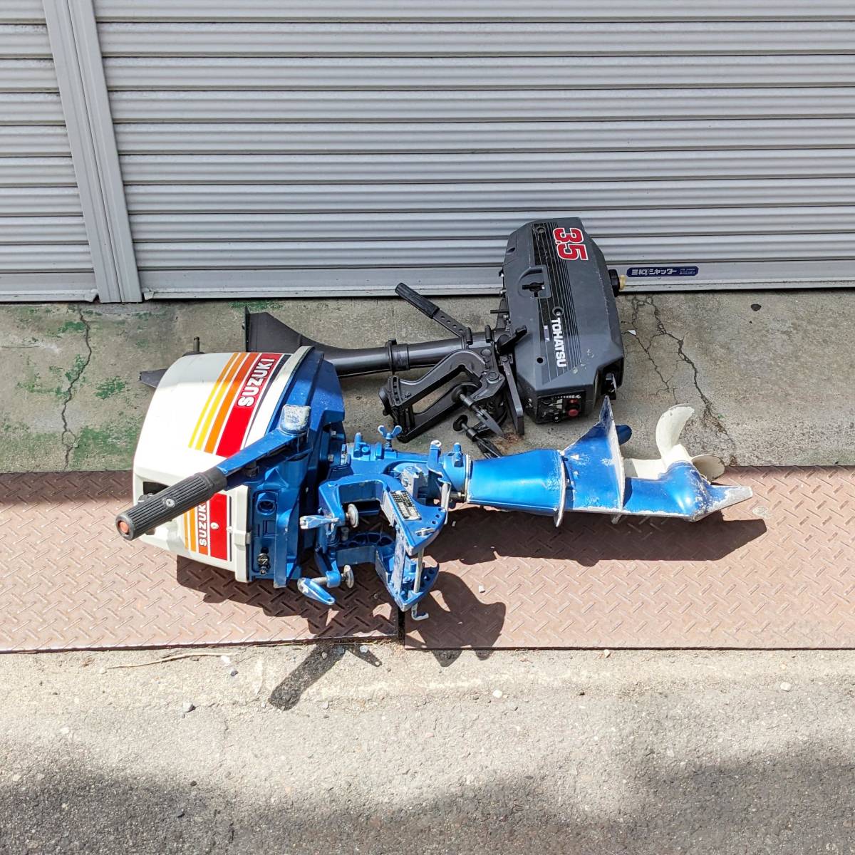 船外機 小型船舶用 2台まとめ SUZUKI DT8/トーハツ 3F0 S /現状品