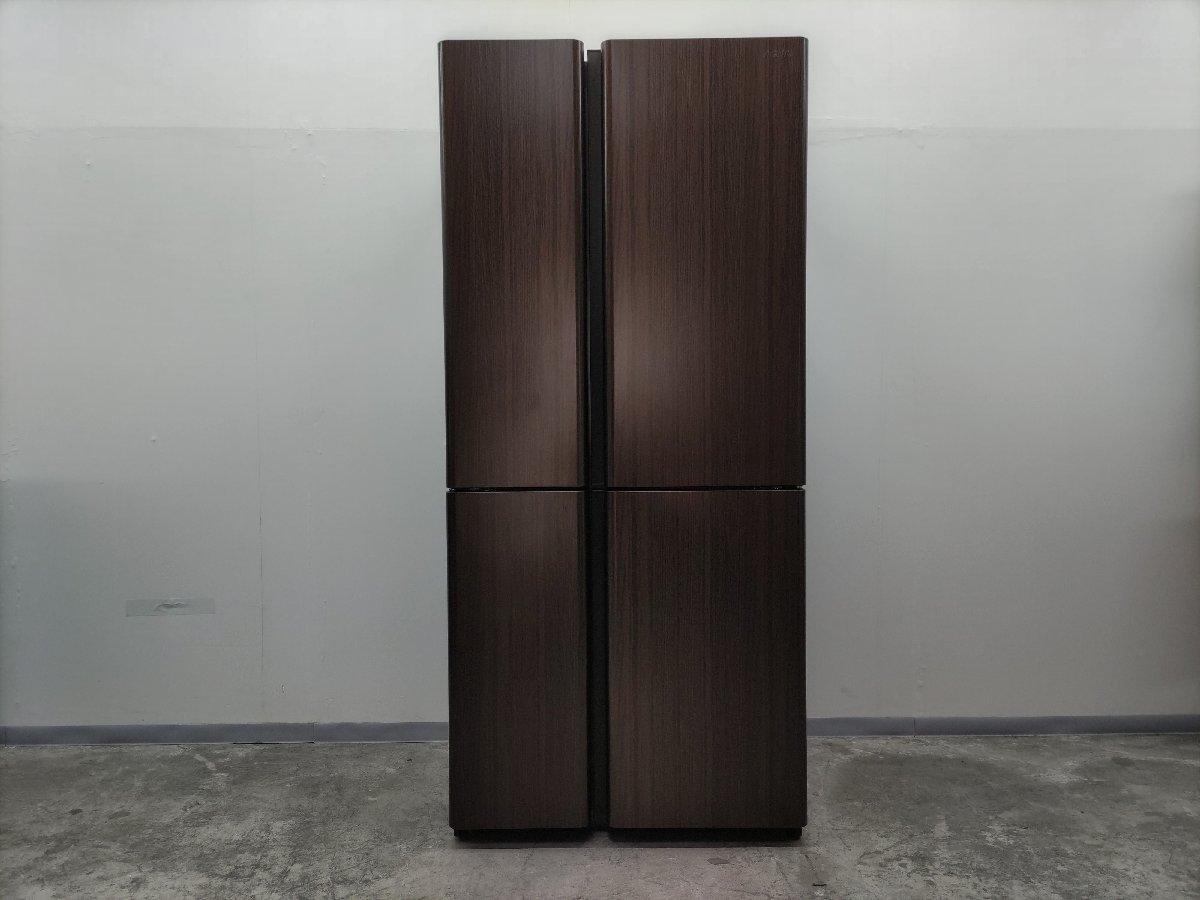 美品】AQUA ノンフロン冷凍冷蔵庫 AQR-TZ51K(T) 133kg/512L 2021年製 G