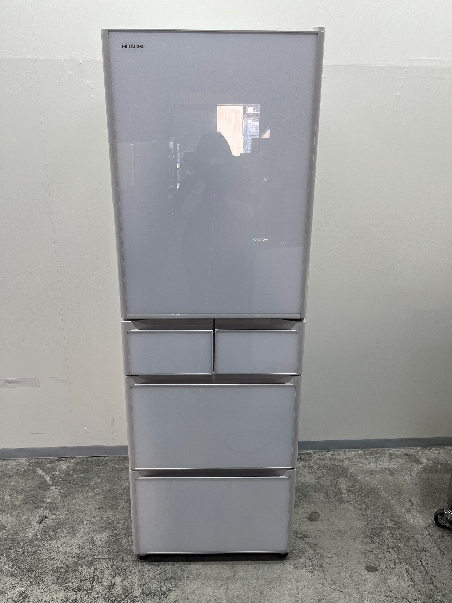 HITACHI ノンフロン冷凍冷蔵庫 R-S40K(xw) 86kg/401L 2020年製 G www